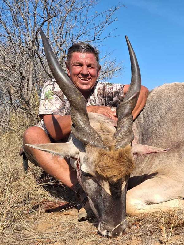 Willem Hoffmann is our professional hunter